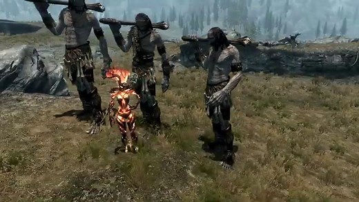 Playable Flame Atronach SSE