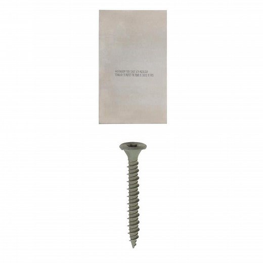 HardieBacker 1/2 in. x 3 ft. x 5 ft. Cement Board and #9 x 1-5/8 in. Cement Board Screw (575-Pack) Combo - The Home Depot