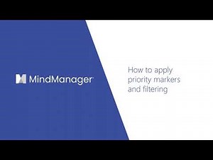 MindManager Minutes: How to apply priority markers and filtering