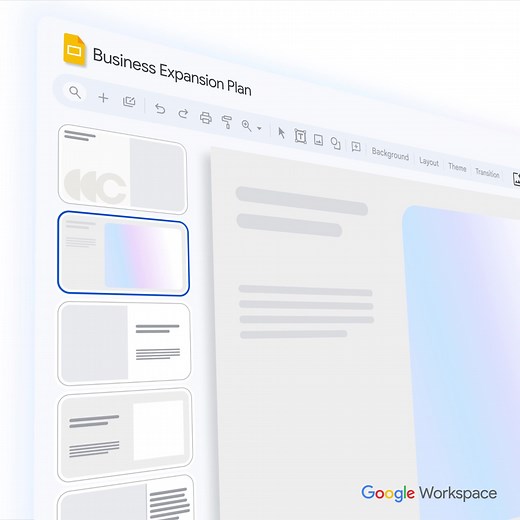 803K views · 2.4K reactions | Gemini in Google Slides generates custom images and more. Create, connect, and collaborate with the power of AI with Gemini for Google Workspace. | Google Workspace | Facebook