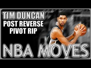 Tim Duncan Post Reverse Pivot Move: NBA Basketball Moves