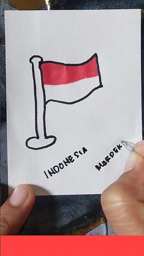 gambar bendera merah putih