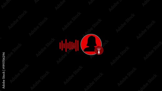 media broadcast audio waveform and equalizer loop,male and female avatar voice spectrum background,customer assistance and discussion sound wave graphic video animation.