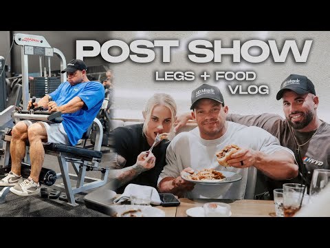 Post Show LEGS with Dorian + FOOD | IFBB PRO JUSTIN SHIER | HD MUSCLE