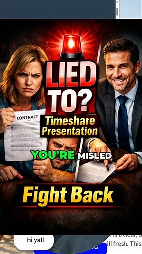 Lied To At a Timeshare Presentation? Dont Give up! Heres how to Fight Back!