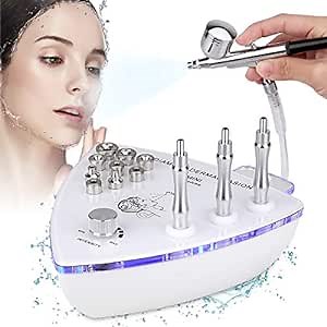 Beauty Star Diamond Microdermabrasion Machine with Spray Gun, Professional Home Use Facial Beauty Salon Equipment Strong Suction Power 65-68cmhg