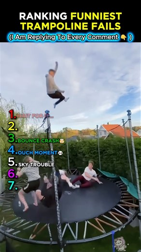 Ranking Funniest Trampoline fails 🤣🤣