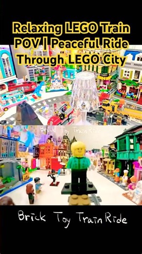 First-Person POV LEGO City Train Ride