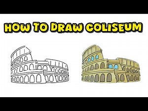 How to Draw Coliseum OR Colosseum: Create Your Own Roman Amphitheater Art