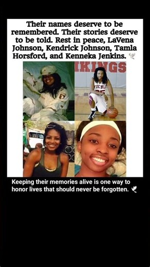 The Stories the World Must Never Forget: Lavena, Kendrick, Tamla & Kenneka 🕊️