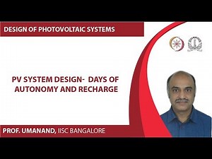 PV system design - days of autonomy