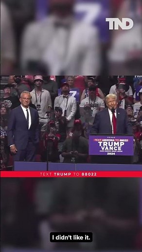 Trump joined on stage by RFK Jr. at Arizona rally after endorsement news