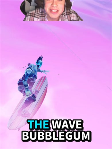 bubble gum pink wave in fortnite!