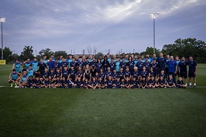 Barça Academy PRO New York players visit the first team