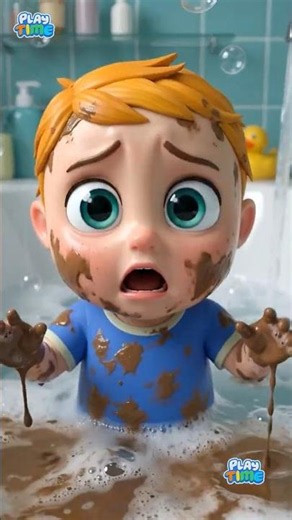 Kids Learn To Wash Your Hands , face | Baby Bath Song | Fight With Germs | Baby Cartoon Song #shorts