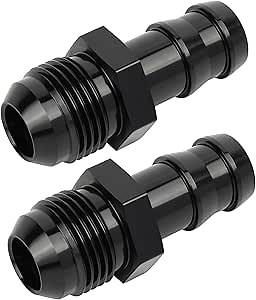 EVIL ENERGY 10AN Male to 5/8" Barb Push on Fitting Adapter Aluminum