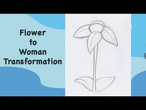 Flower Into Woman Tranformation