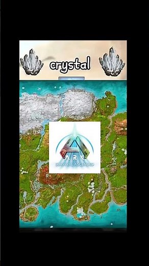 Localizaciones de los recursos en The Island Ark Ascended #video #ark #information #viral #nuevo