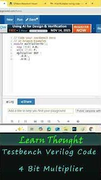 Testbench Verilog code for Multiplier