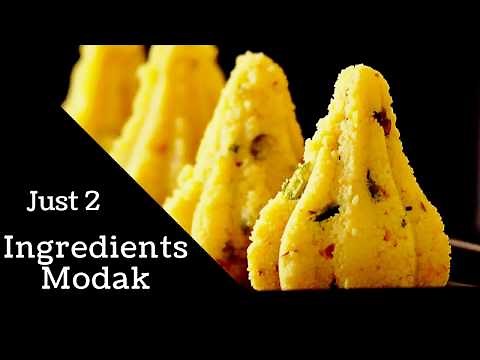 Homemade Modak - Easiest Method With 2 Ingredients