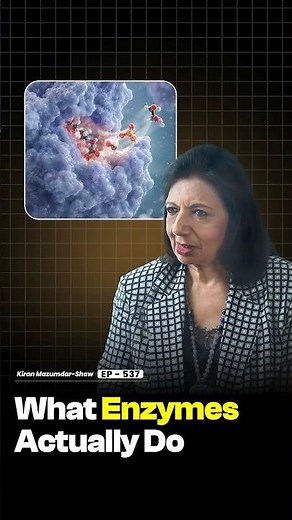 What Enzymes Actually Do | Kiran Mazumdar Shaw - Raj Shamani #shorts