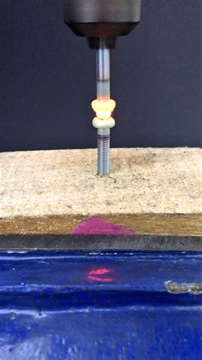 I Tried Friction Welding Using 2 Screws and a Glass Marble Part 12 #CrazyExperiment #ToolExperiment