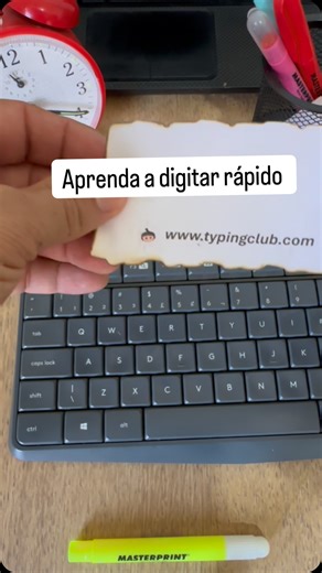 Wesley Gonçalves da Silva on Instagram: "Aprenda a digitar mais rápido com o TypingClub! Uma plataforma gratuita, divertida e cheia de desafios pra treinar sua digitação do zero ao avançado. Ideal pra crianças, estudantes e profissionais. Veja como começar agora! #dicas #produtividade #digitação #computador #typinclub #tecnología"