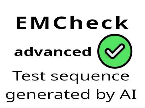 EMCheck advanced: automated sequence of tests