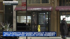 2 suspects released without charges in Loop attempted jewelry store robbery on Wabash