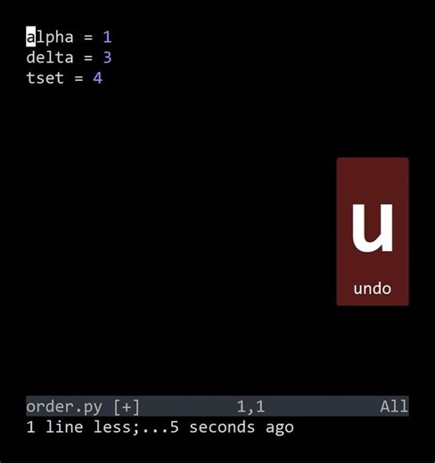 VimFu — The dd-p Swap Trick
