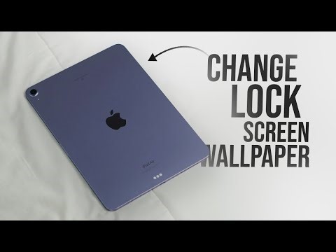 How to Change Lock Screen Wallpaper in iPad (tutorial)