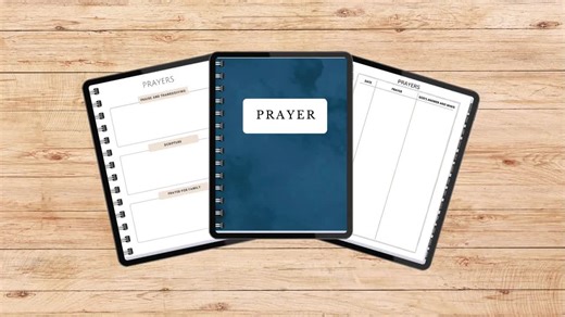 Digital Faith Planner for Men: Bible Study & Prayer Journal (PDF) - Etsy