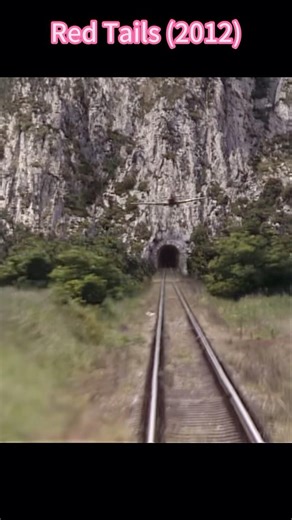 "They could be cows." 😳 Then the train exploded. | Red Tails