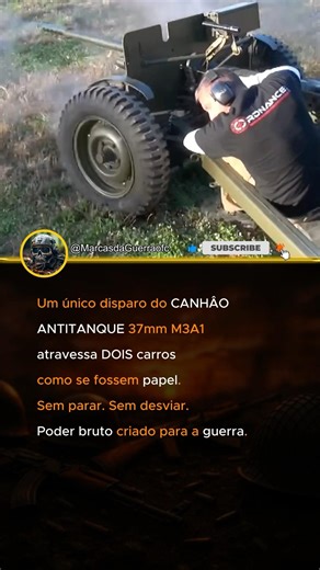 VEJA o PODER de um CANHÃO ANTITANQUE
