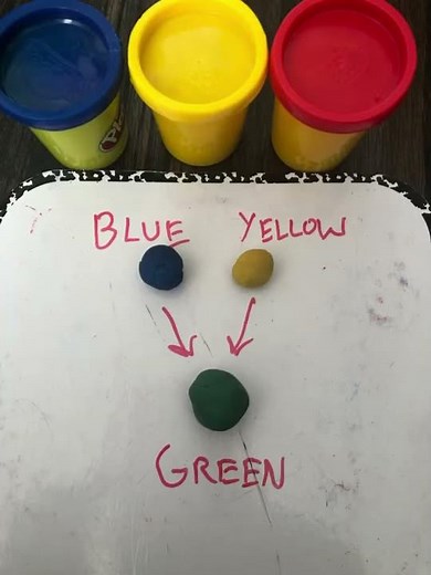 Color Mixing with Playdoh/Mixing brown color playdoh - how to mix playdough colors