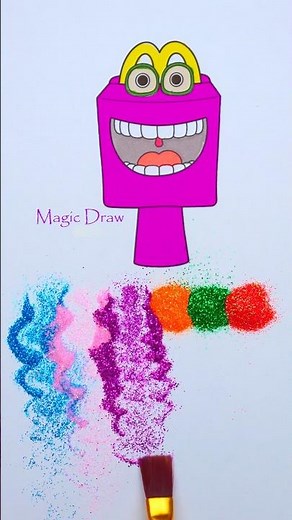 Sprunki OC Happy Meal McDonald’s / Easy Drawing with glitter/ Guess the correct color #sprunki