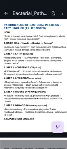 Bacterial Pathogenesis Explained in 59 Seconds | How Bacteria Cause Disease