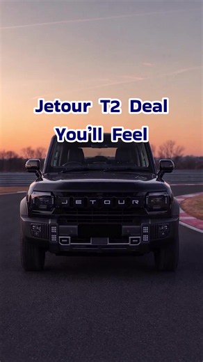 Jetour T2 looking solid on the road 😍 Clean lines, big presence, and very nice to drive 🔥 #Jetour #T2 #fyp