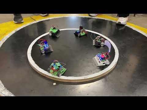ミニ相撲ロボットの試合 ～バトルロイヤル戦～ Mini Sumo Robot