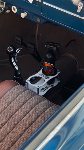 Chris Davern on Instagram: "No cup holder in your vintage VW Bug? Problem solved. The Driven Shift Mount Cup Holder bolts right to the shifter — no drilling, no hack jobs, no ugly add-ons. Just a clean, solid solution built for air-cooled Volkswagens. Because cruising your Bug without spilling your drink is a vibe. ☕️🚗 Available now → DrivenVW.com #DrivenVW #VintageVW #AirCooledVW VWBug ClassicVolkswagen VWReels MeantToBeDriven"