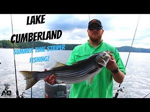 Lake Cumberland Summer Striper Fishing!!!
