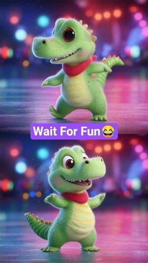 cute croc Dancing🐊😮#cute #pop #animation #viral #shorts