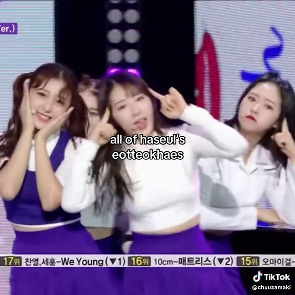 Haseul from Loona's Iconic Performances Compilation