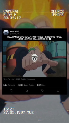 BOA HANCOCK'S SERAPHIM STRIKES HER ICONIC POSE, JUST LIKE THE REAL HANCOCK#boahancock #onepiece