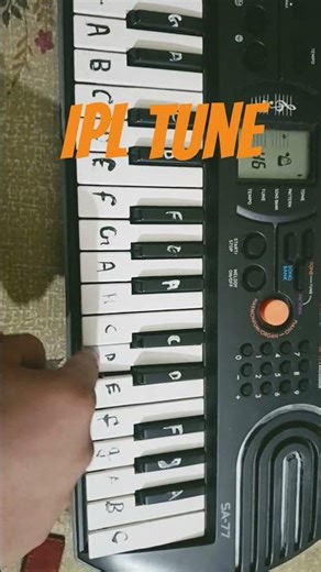 Ipl tune tutorial #piano #easy #lifeisbutadream