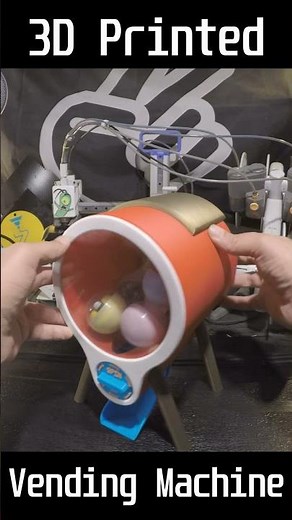 3D Printed Capsule Vending Machine
