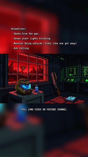 Doom Pixel Art Ambience