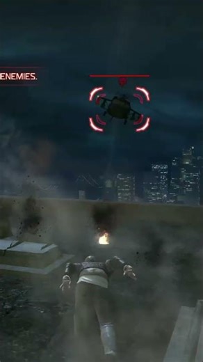 Alex Mercer Destroys 2 Helicopters Using Roof AC Units 😳 #Shorts #alexmercer #prototype