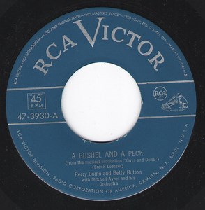 Perry Como And Betty Hutton - A Bushel And A Peck / She's A Lady