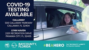 59 reactions · 35 shares | COVID-19 Testing is available in Lynn Haven and Callaway for anyone 5 years or older with a parent or guardian present. Both locations will be open Monday, Wednesday, and Friday from 7 a.m. to 3 p.m. and Tuesday and Thursday from 10 a.m. to 6 p.m. If you suspect you have COVID-19, get tested. Go to BayHealthCOVID19.org to book an appointment. Results back in 72 hours or less. Be a Hero. Stop the spread. | Bay County, Florida Emergency Services | Facebook
